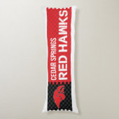 Coussins Longs Cedar Springs Red Hawks (Devant (Vertical))