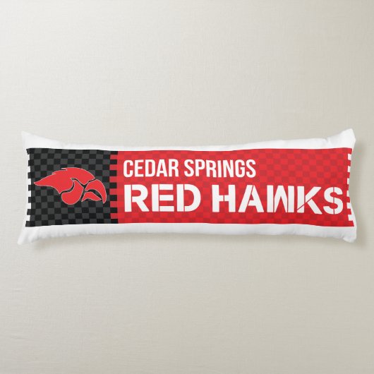 Coussins Longs Cedar Springs Red Hawks (Devant)
