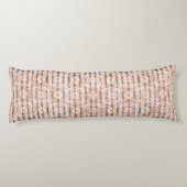Coussins Longs Cercle Carreaux et rayures Motif Oreiller corps (Dos)