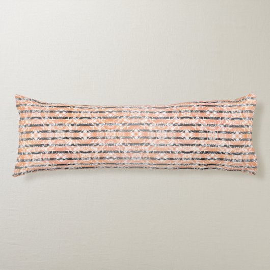 Coussins Longs Cercle Carreaux et rayures Motif Oreiller corps (Devant)