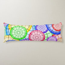 Cercles concentriques arc-en-ciel vibrant