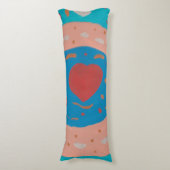 Coussins Longs Cercles d'amour (Devant (Vertical))