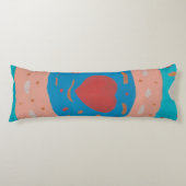 Coussins Longs Cercles d'amour (Devant)