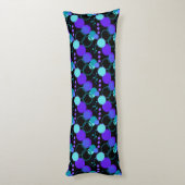 Coussins Longs Cercles et formes rondes Motif en noir (Dos (Vertical))