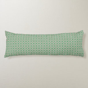 Coussins Longs Cercles verts motif