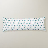 Coussins Longs Cerise bleue (Dos)