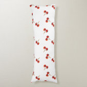 Coussins Longs Cerise Rouge (Devant (Vertical))