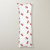 Coussins Longs Cerise Rouge (Dos (Vertical))