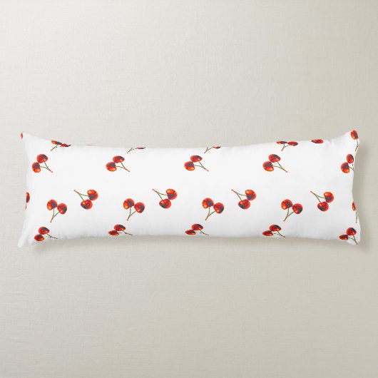 Coussins Longs Cerise Rouge (Devant)