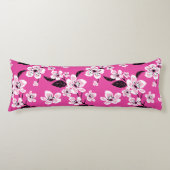 COUSSINS LONGS CERISIER EN FLEURS - SAKURA (ROSE) (Devant)