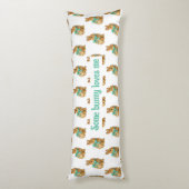 Coussins Longs Certain lapin m'aime (Dos (Vertical))