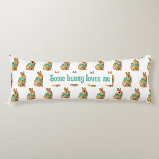 Coussins Longs Certain lapin m'aime (Devant)