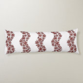 Coussins Longs Chaîne de marguerite Fleur laide rayures rouge (Dos)
