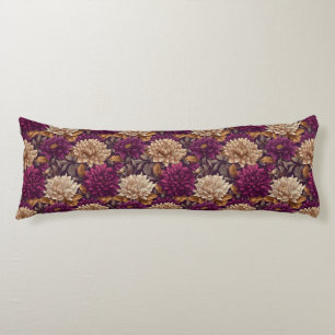 Coussins Longs Chambre de Dahlias Makeover Textile Artistique Lit