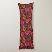Coussins Longs Chambre de texture de marguerite Tropical extérieu (Dos (Vertical))