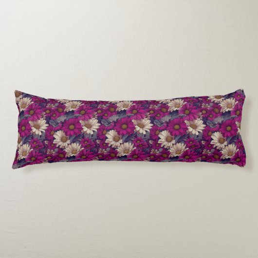 Coussins Longs Chambre Décor Nature Fleur Daisy Grossesse (Devant)
