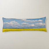 Coussins Longs Champ de Canola & Nuages (Dos)