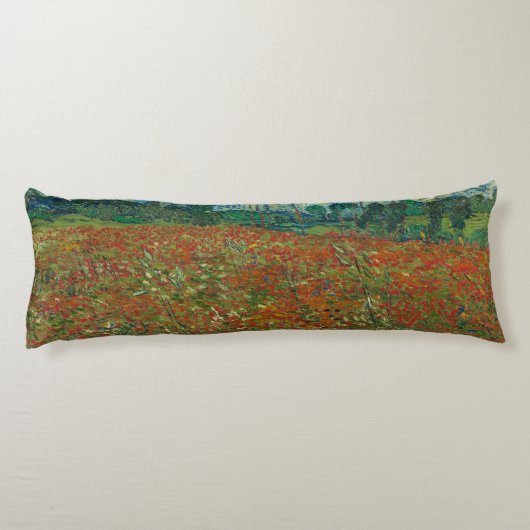 Coussins Longs Champ de pavot - Vincent van Gogh (Dos)
