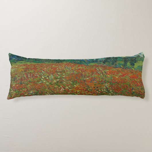 Coussins Longs Champ de pavot - Vincent van Gogh (Devant)