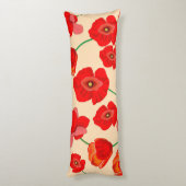 Coussins Longs Champ Red Poppy (Dos (Vertical))