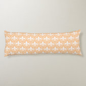 Coussins Longs Champagne Fleur de Lys (Dos)