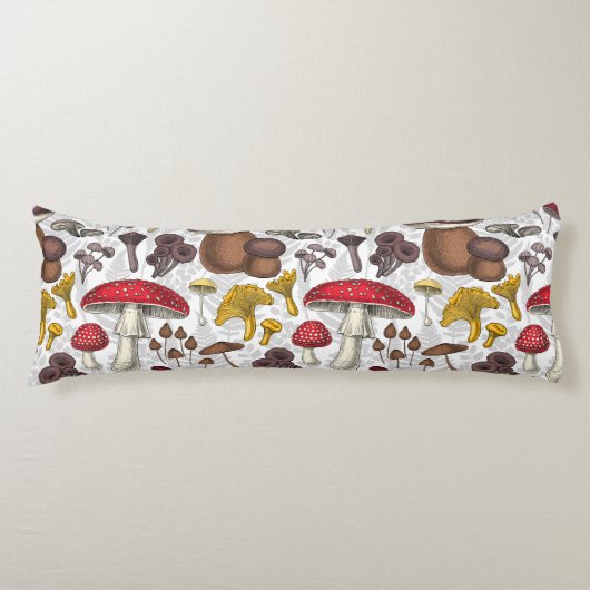 Coussins Longs Champignons sauvages (Devant)