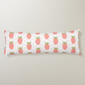 Coussins Longs Champs de fraises (Dos)