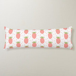 Coussins Longs Champs de fraises