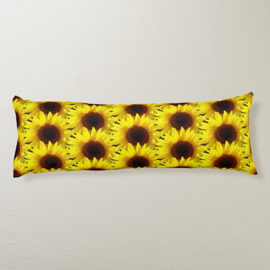 Coussins Longs Champs de tournesol - (Dos)