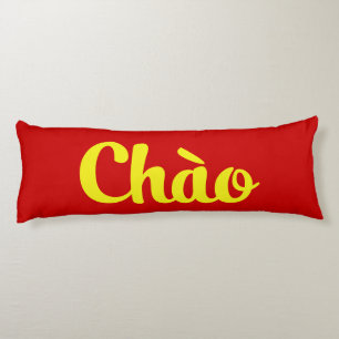 Coussins Longs Chào / Hello ~ Vietnam / Vietnamien / Tiêt Viêt