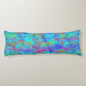 Coussins Longs Chaos structurés Abstraits (Dos)