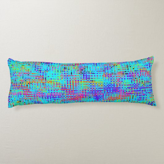 Coussins Longs Chaos structurés Abstraits (Dos)