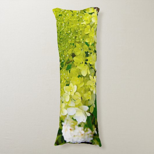 Coussins Longs Chartreuse Green, Limelight Hydrangea, (Devant (Vertical))