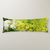 Coussins Longs Chartreuse Vert, Limelight Hydrangea, (Devant)