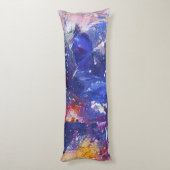 Coussins Longs Chat Abstrait cosmique Dreamscape (Dos (Vertical))