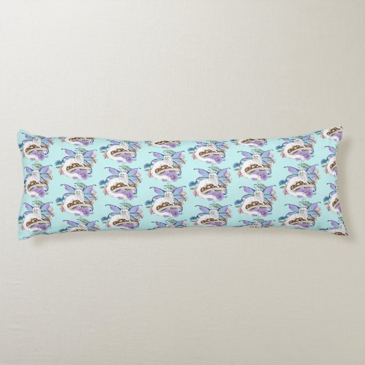 Coussins Longs Chat blanc (Dos)