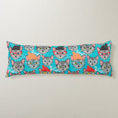 Coussins Longs Chat dans le casquette (Devant)