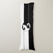 Coussins Longs Chat de Yin Yang (Devant (Vertical))