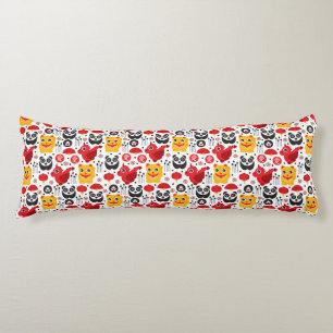 Coussins Longs Chat, dragon, et panda chanceux de la Chine