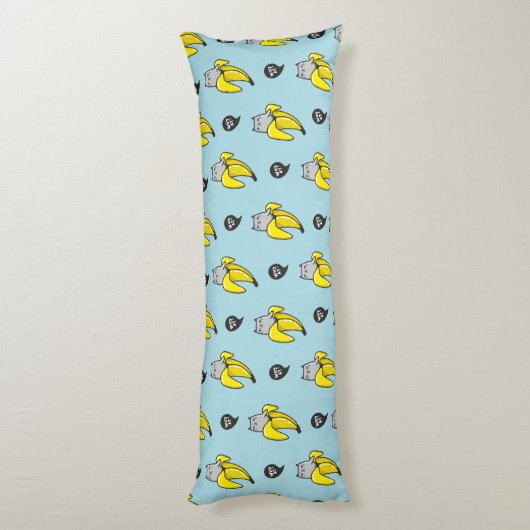Coussins Longs Chat en banane (Dos (Vertical))