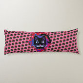 Coussins Longs Chat noir (Dos)