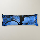 Coussins Longs Chat sur un fil Lune Bleue (Dos)