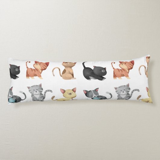 Coussins Longs Chatons mignons (Dos)