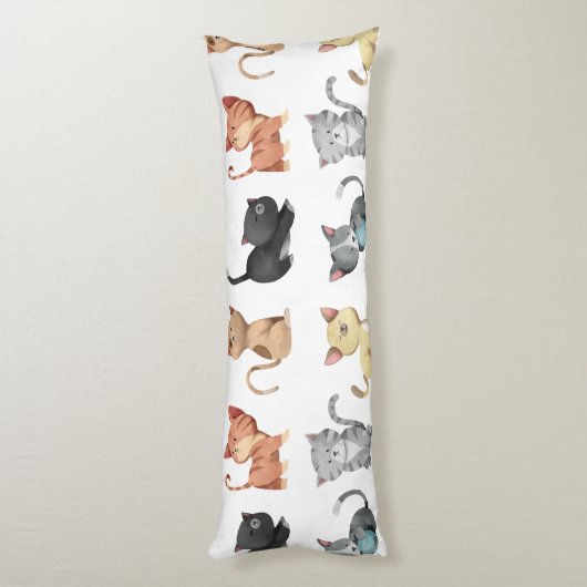 Coussins Longs Chatons mignons (Dos (Vertical))