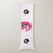 Coussins Longs Chats atomiques dans un fauteuil rose empreintes d (Devant (Vertical))
