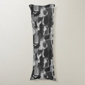 Coussins Longs Chats Camouflés Gris Motif Chats Kitty Gris Camo (Devant (Vertical))