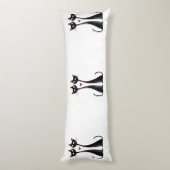 Coussins Longs Chats en amour (Dos (Vertical))