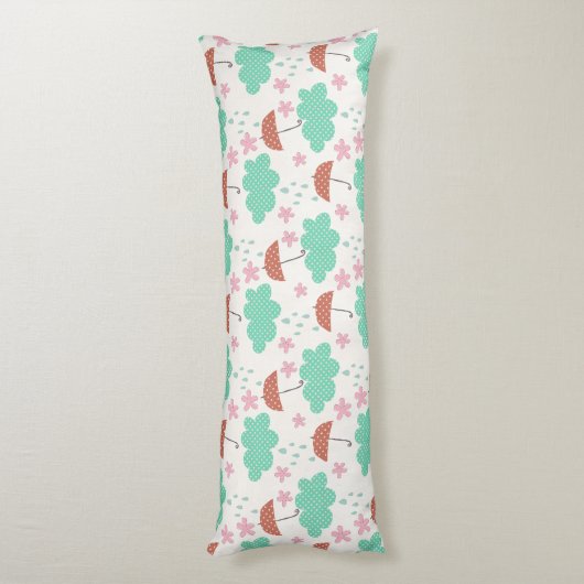 Coussins Longs Chats en pluie (Dos (Vertical))