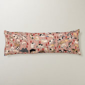 Coussins Longs chats japonais Ukiyo-e Funny kitty (Dos)