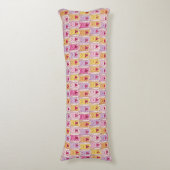 Coussins Longs Chats mignons avec les coeurs affectueux (Devant (Vertical))